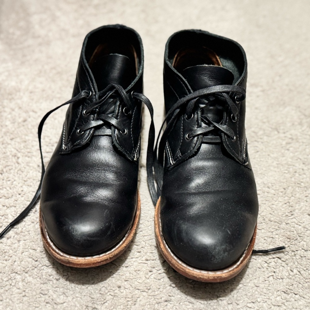 Wolverine Men's Black Leather Chukka Boots 1000 Mile W40592 RARE 10D - Picture 2 of 6